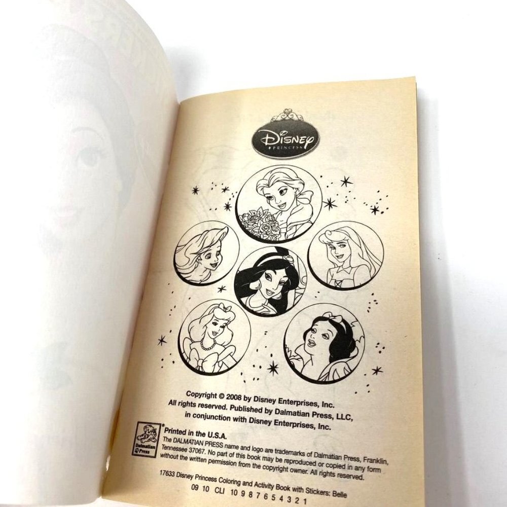 Disney Mini Princess Coloring Activity Sticker Books 2 - Picture 10 of 10